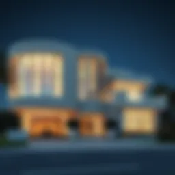 Elegant exterior view of Fندق العنوان دبي مول showcasing modern architecture